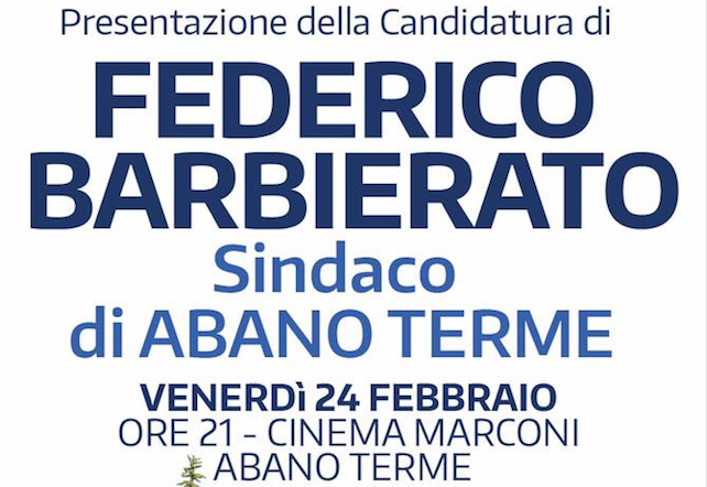 Al momento stai visualizzando Presentazione della candidatura di Federico Barbierato